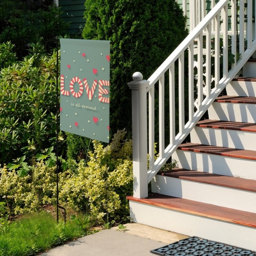 Custom Flax Garden Flag