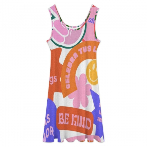 Custom All Over Print Sleeveless Dress