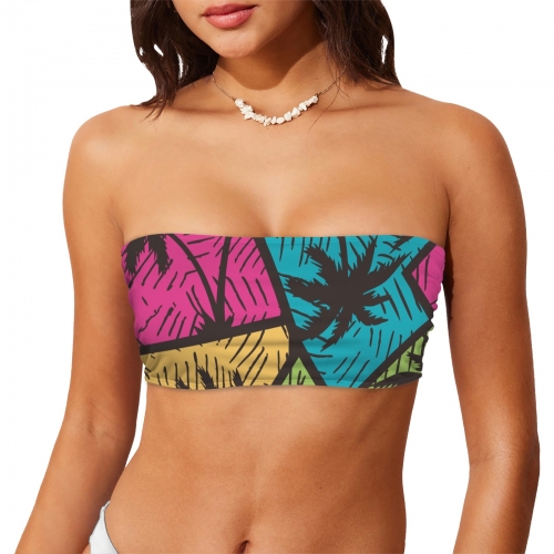 Chest Wrap Bikini Top (Model S36)