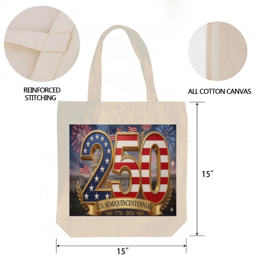 Cotton Tote Bag (One Side Printing) | Ships from USA