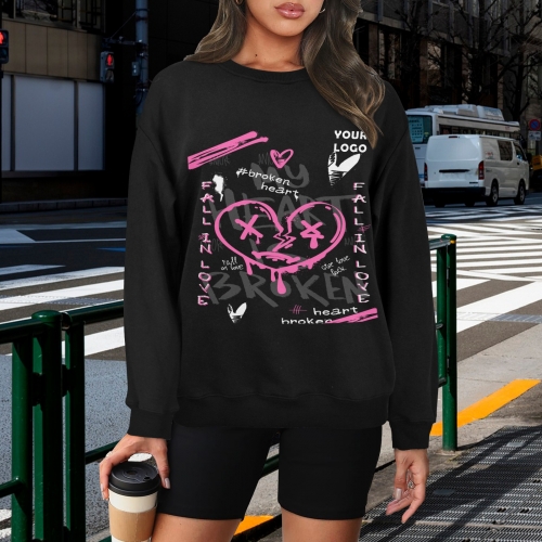 Unisex Fleece Sweatshirt (Front Printing)(Made in Queens)