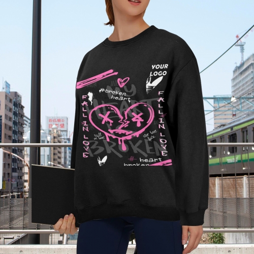 Unisex Fleece Sweatshirt (Front Printing)(Made in Queens)