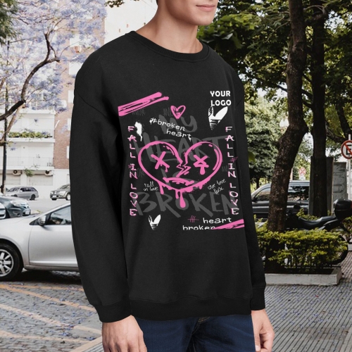 Unisex Fleece Sweatshirt (Front Printing)(Made in Queens)