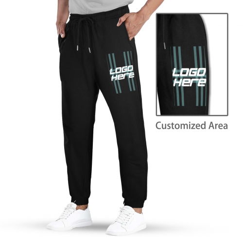 Unisex Fleece Sweatpants (Left Printing)(Made in USA)