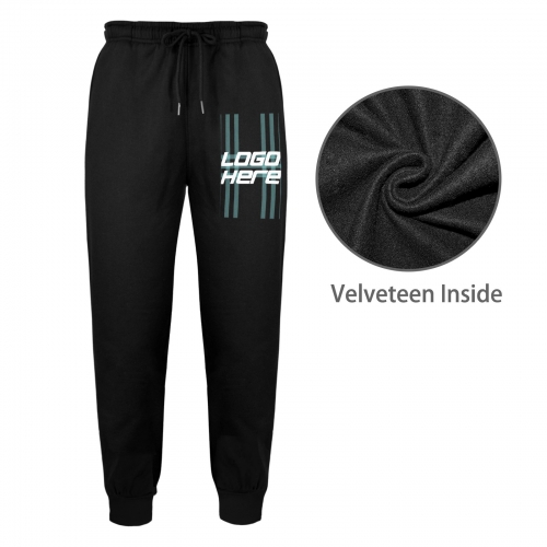 Unisex Fleece Sweatpants (Left Printing)(Made in USA)