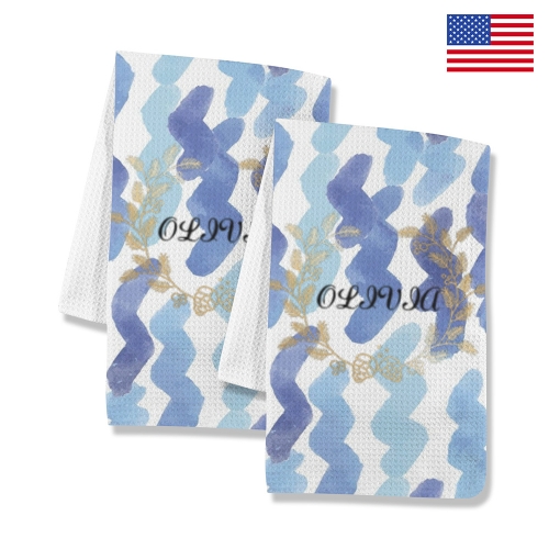 Kitchen Towel 40X60cm(One Side Printing)(Pack of 2) | Ships from USA
