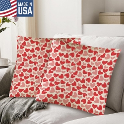 Custom Pillow Case 18x18inch (One Side Printing)(Pack of 2)(Made in USA)