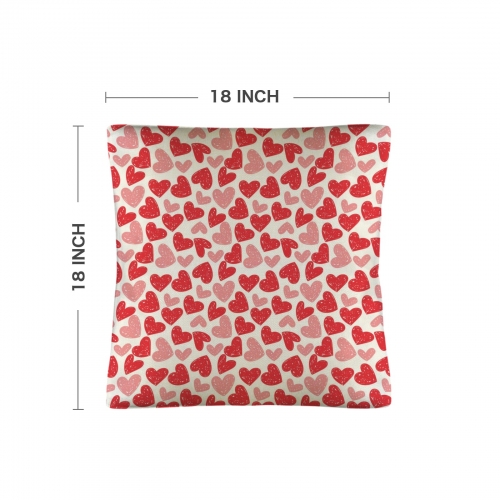 Custom Pillow Case 18x18inch (One Side Printing)(Pack of 2)(Made in USA)