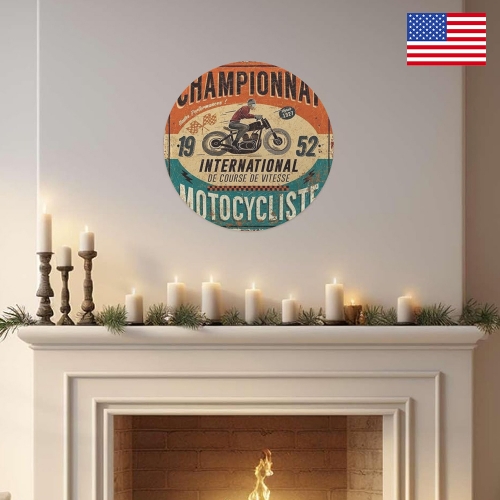 Round Metal Sign | Ships from USA