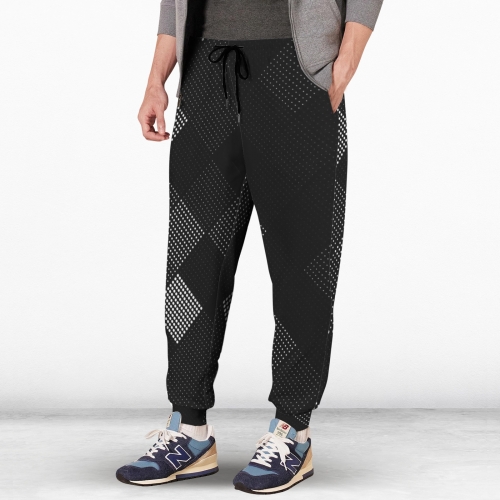 Men's Fleece Casual Sweatpants (Model L79)