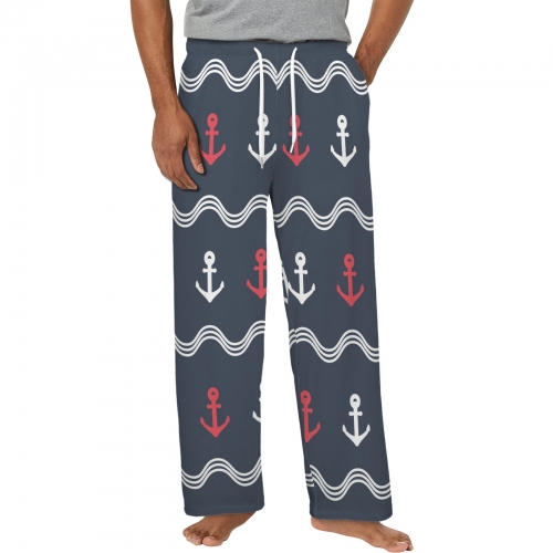 Men's Drawstring Pajama Trousers (Model L80)