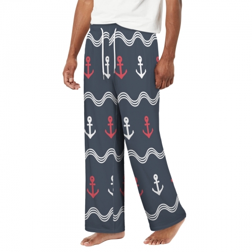 Men's Drawstring Pajama Trousers (Model L80)