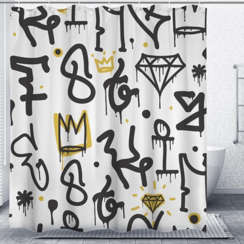 Shower Curtain 66x72inch（Made in Queens）