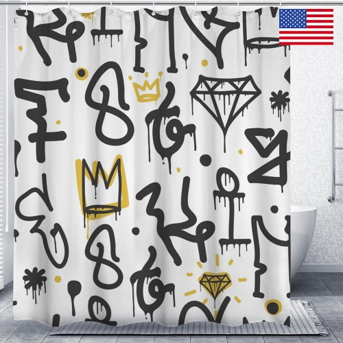 Shower Curtain 66x72inch | Ships from USA