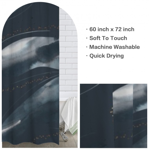 Shower Curtain 60x72inch（Made in Queens）