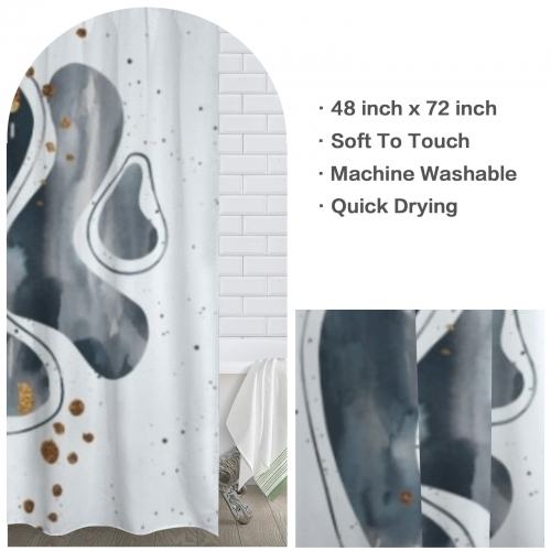 Shower Curtain 48x72inch（Made in Queens）