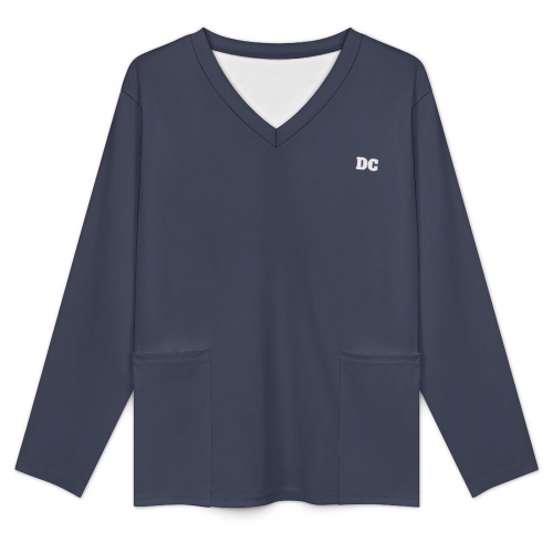 Unisex Long Sleeve Scrub Top