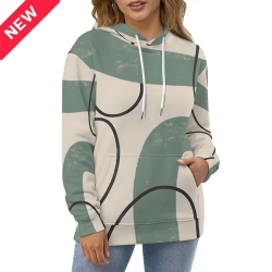 Double-Layer Hood All-Over Print Unisex Adult Hoodie