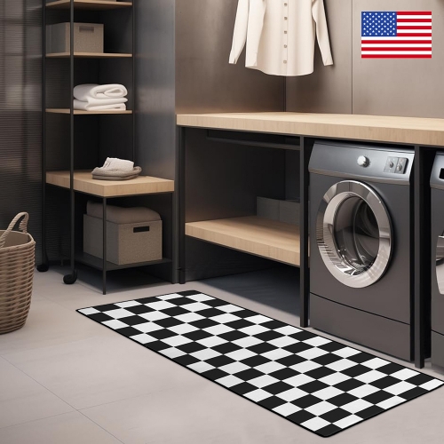 48x16 inch Area Rug with Black Binding | Ships from USA