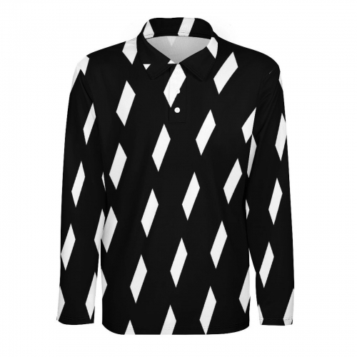 Men's Long Sleeve Polo Shirt