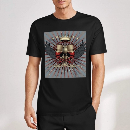 Men's Cotton T-Shirt (Front Printing)