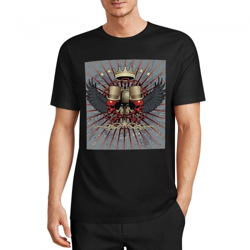 Men's Cotton T-Shirt (Front Printing)