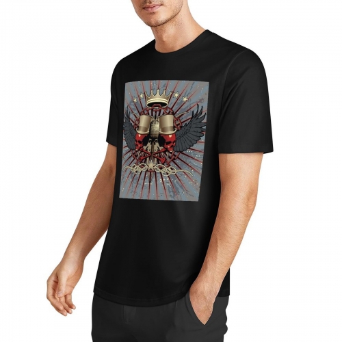 Men's Cotton T-Shirt (Front Printing)