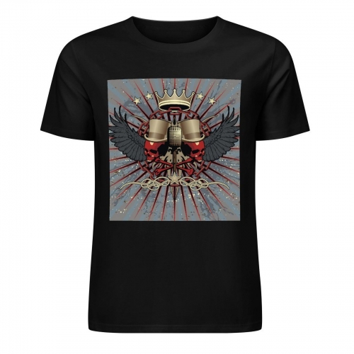 Men's Cotton T-Shirt (Front Printing)