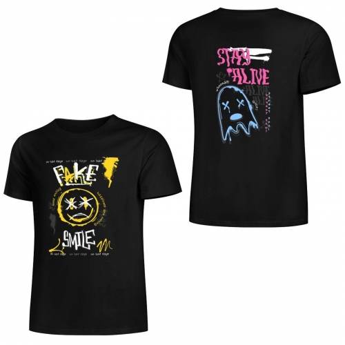Men's Cotton T-Shirt (Two Sides Printing)