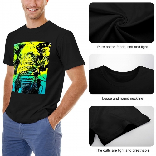 Men's Short Sleeve T-shirt(Front Printing)