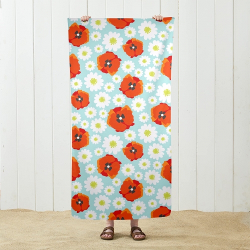 Beach Towel 29"x58"(NEW)(Made in USA)