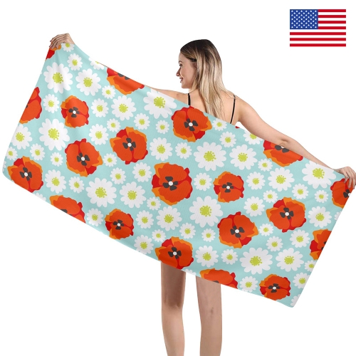 Beach Towel 29"x58"(NEW) | Ships from USA