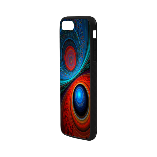 Rubber Case for iPhone 7 Plus(5.5") (with Hard Plastic Back)
