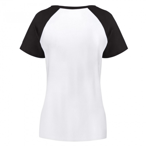 Women's Short Sleeve Raglan T-Shirt（Front Printing）