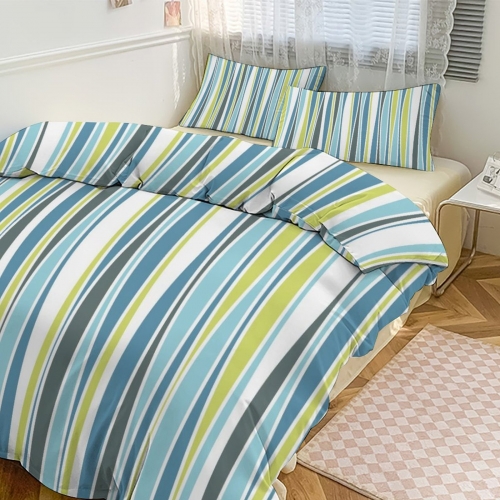 3-Piece Bedding Set (1 Duvet Cover + 2 Pillow Shams) – 102"×90"