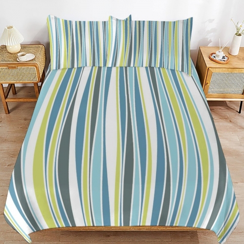 3-Piece Bedding Set (1 Duvet Cover + 2 Pillow Shams) – 102"×90"