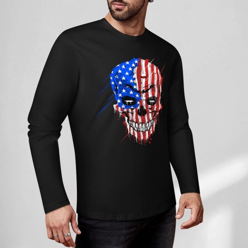 Cotton Long Sleeve Shirt(Front Printing)