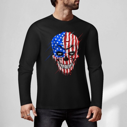 Cotton Long Sleeve Shirt(Front Printing)