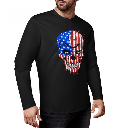 Cotton Long Sleeve Shirt(Front Printing)
