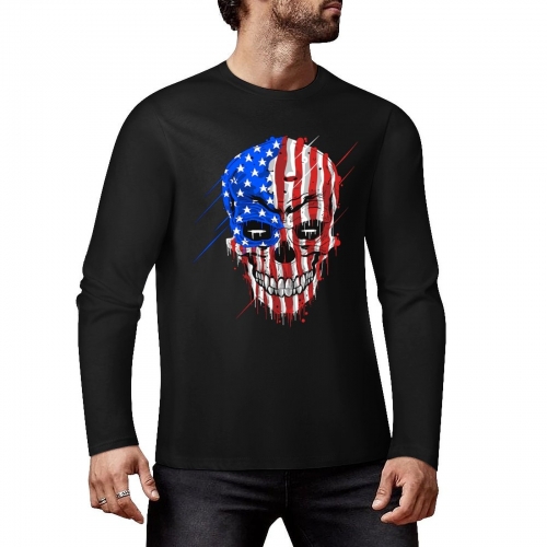 Cotton Long Sleeve Shirt(Front Printing)