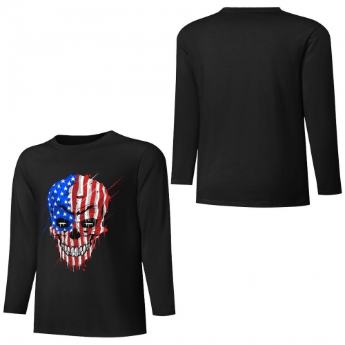 Cotton Long Sleeve Shirt(Front Printing)
