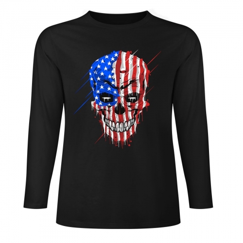 Cotton Long Sleeve Shirt(Front Printing)