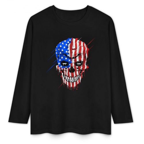 Cotton Long Sleeve Shirt(Front Printing)