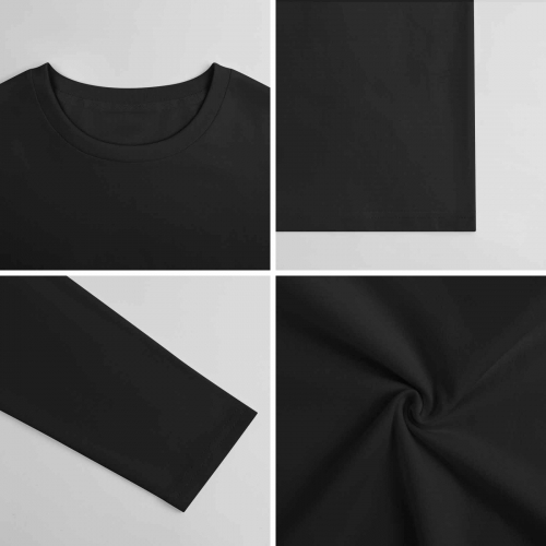 Cotton Long Sleeve Shirt(Front Printing)