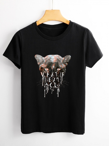 Women's T-shirt(USA Size)(One Side Printing)