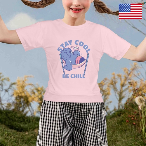 Custom Girl's T-Shirt(Front Printing)  | Ships from USA