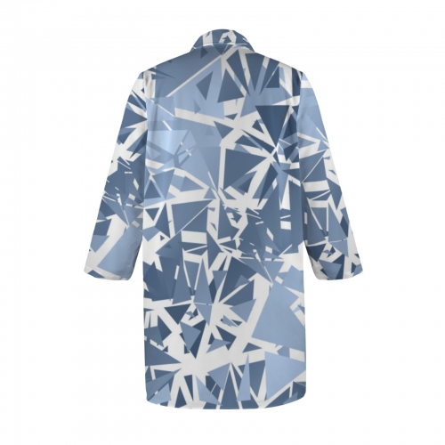 3/4 Sleeve Button Up Dress