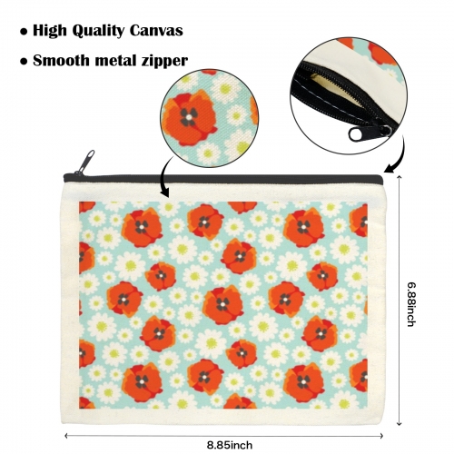 Cosmetic Bag (DTF)(22.5*17.5CM)(Front Printing)(Made in USA)