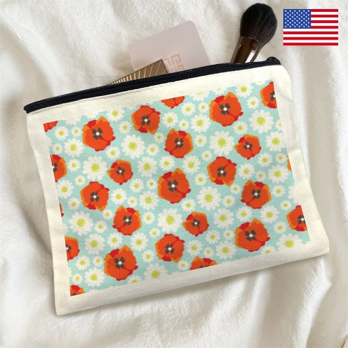 Cosmetic Bag (DTF)(22.5*17.5CM)(Front Printing) | Ships from USA