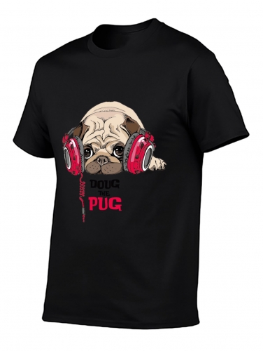 Cotton Short Sleeve T-shirt (Front Side Printing) (Made in Germany)